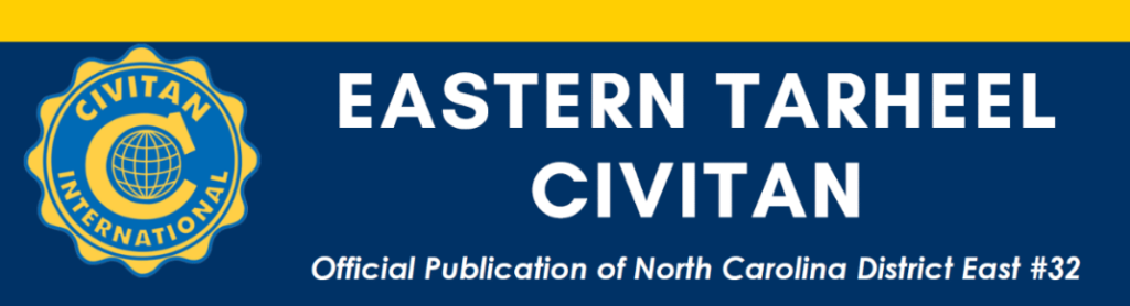 Eastern Tarheel Civitan newsletter header