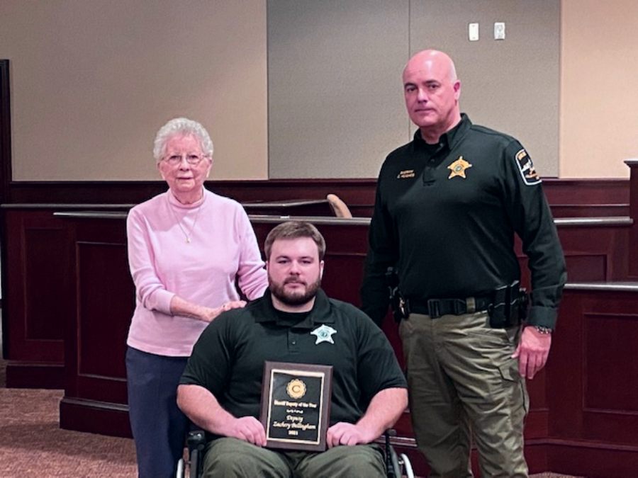 Deputy Bellingham and Sheriff Chip Hughes