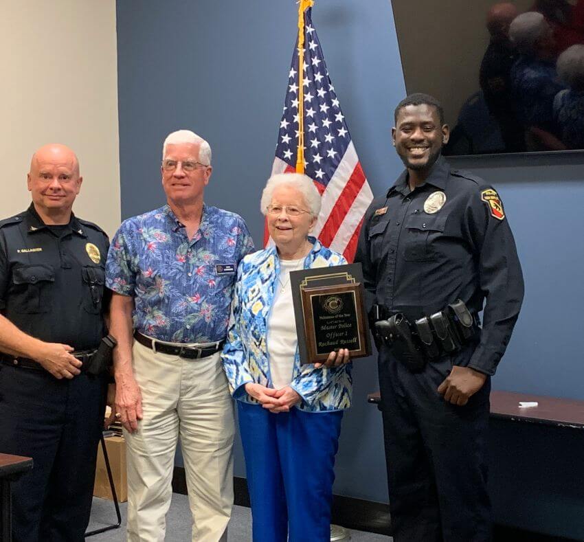 Chief Gallagher, Roy Leonard, Helen Shine, Officer Russell